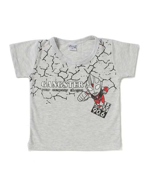 boys round neck graphic print t-shirt - 18472246 -  Standard Image - 0
