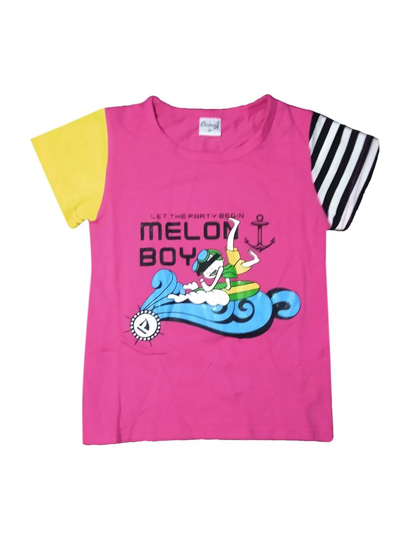 boys round neck graphic print t-shirt - 18472272 -  Zoom Image - 0
