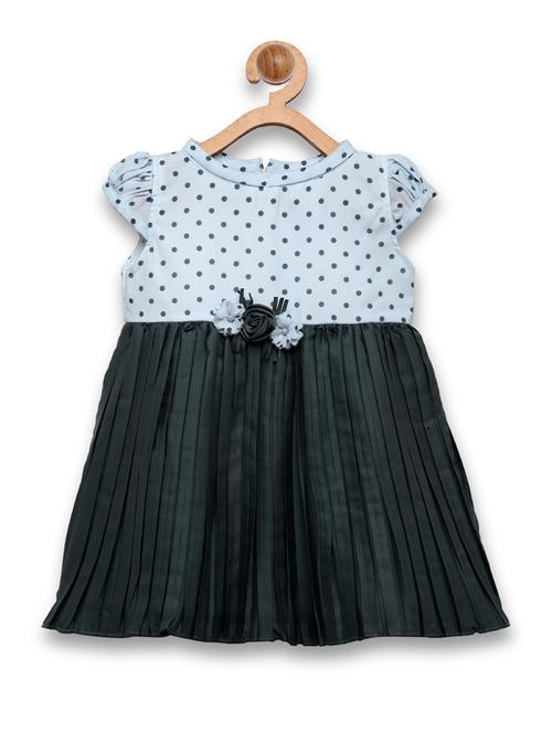 girls teal polka dot  frock  - 18473278 -  Standard Image - 0
