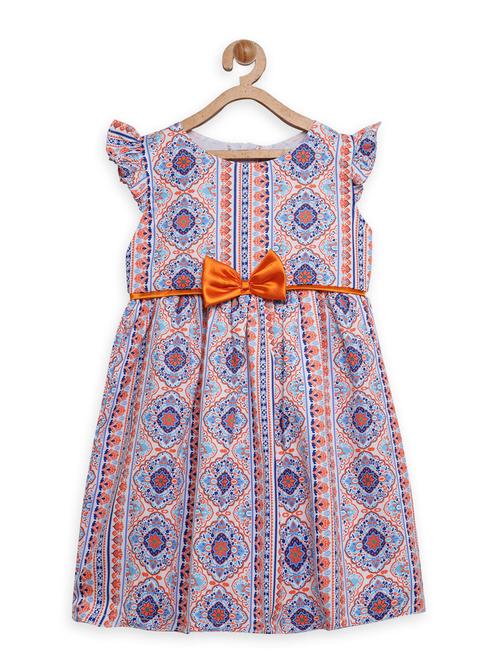 girls multi colored printed frock - 18473291 - Standard Image - 0