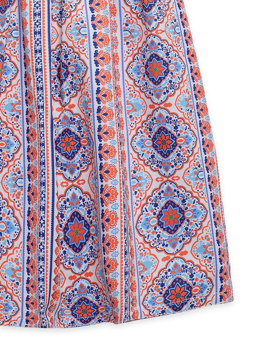 girls multi colored printed frock - 18473291 - Standard Image - 3