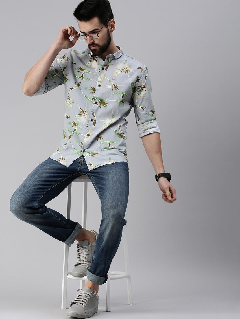 mens tropical casual shirt - 18474044 - Standard Image - 3