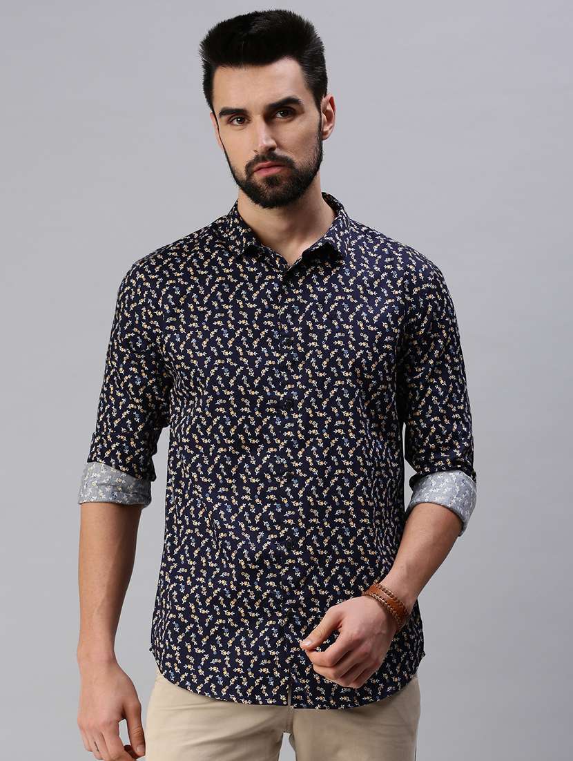 mens florals casual shirt