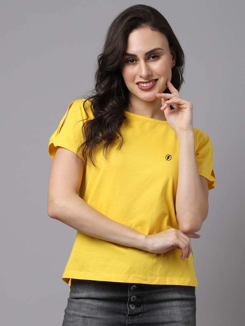 women's straight round neck top - 18474443 - Zoom Image - 0