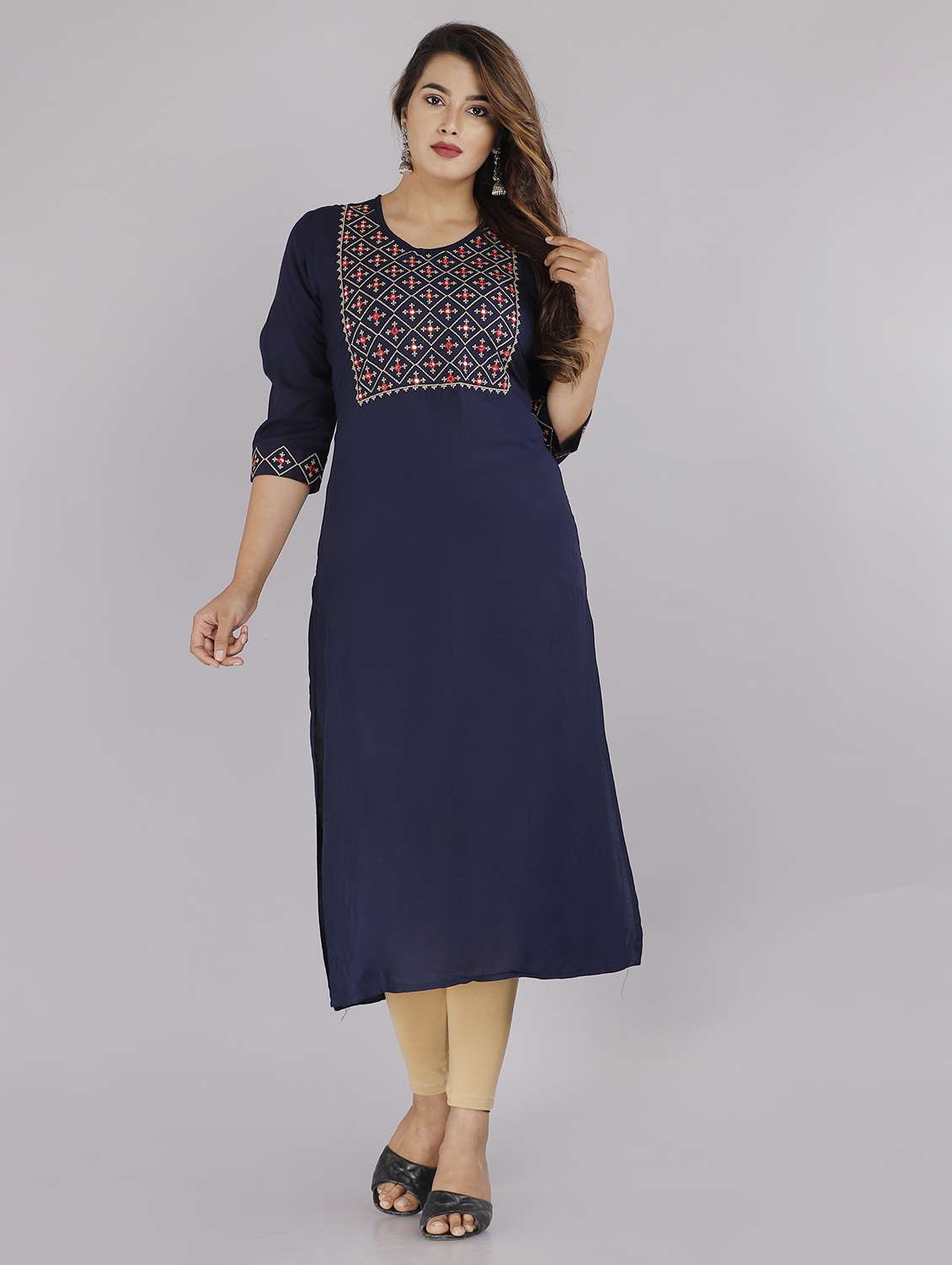 women's straight kurta