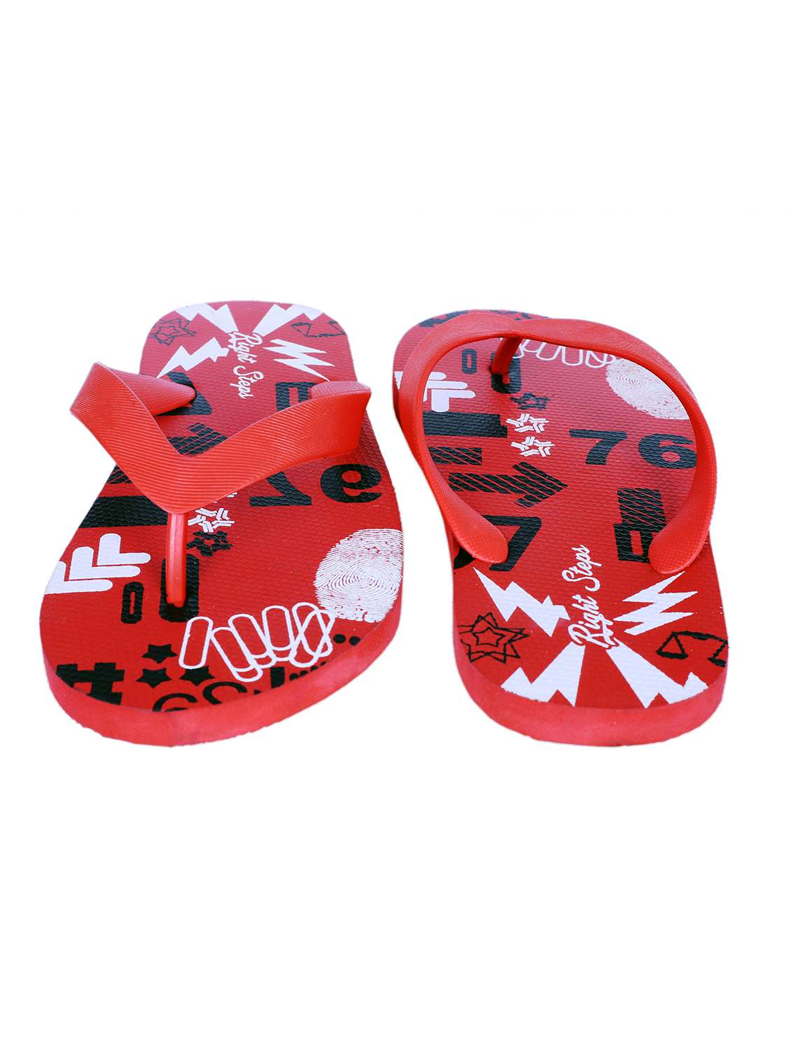 red slip on slipper - 18476410 -  Standard Image - 3