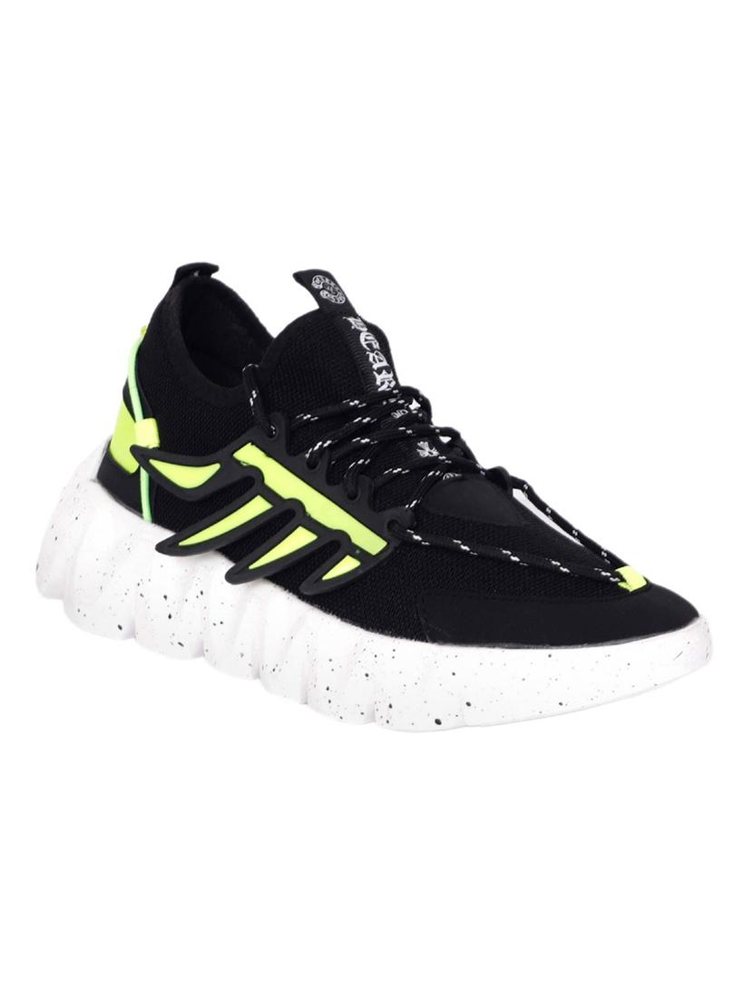 mens black lace up sport shoe - 18476825 - Zoom Image - 0