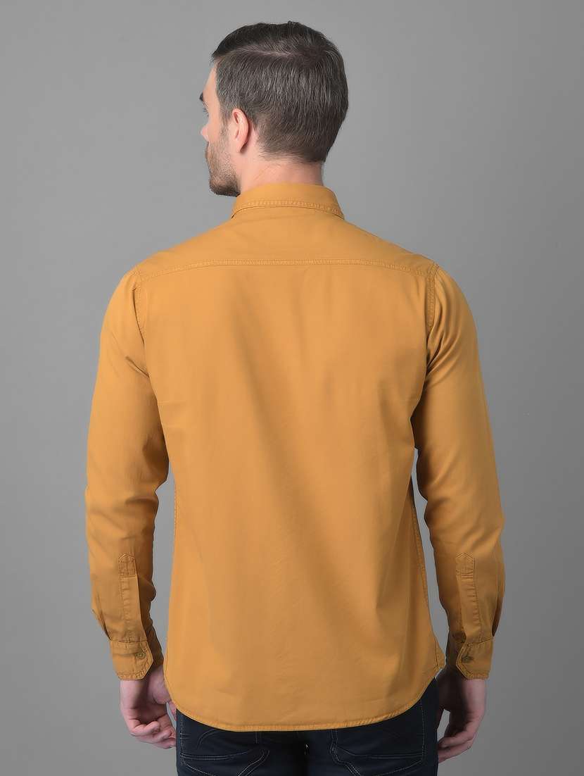 mens solid casual shirt - 18477382 -  Standard Image - 3