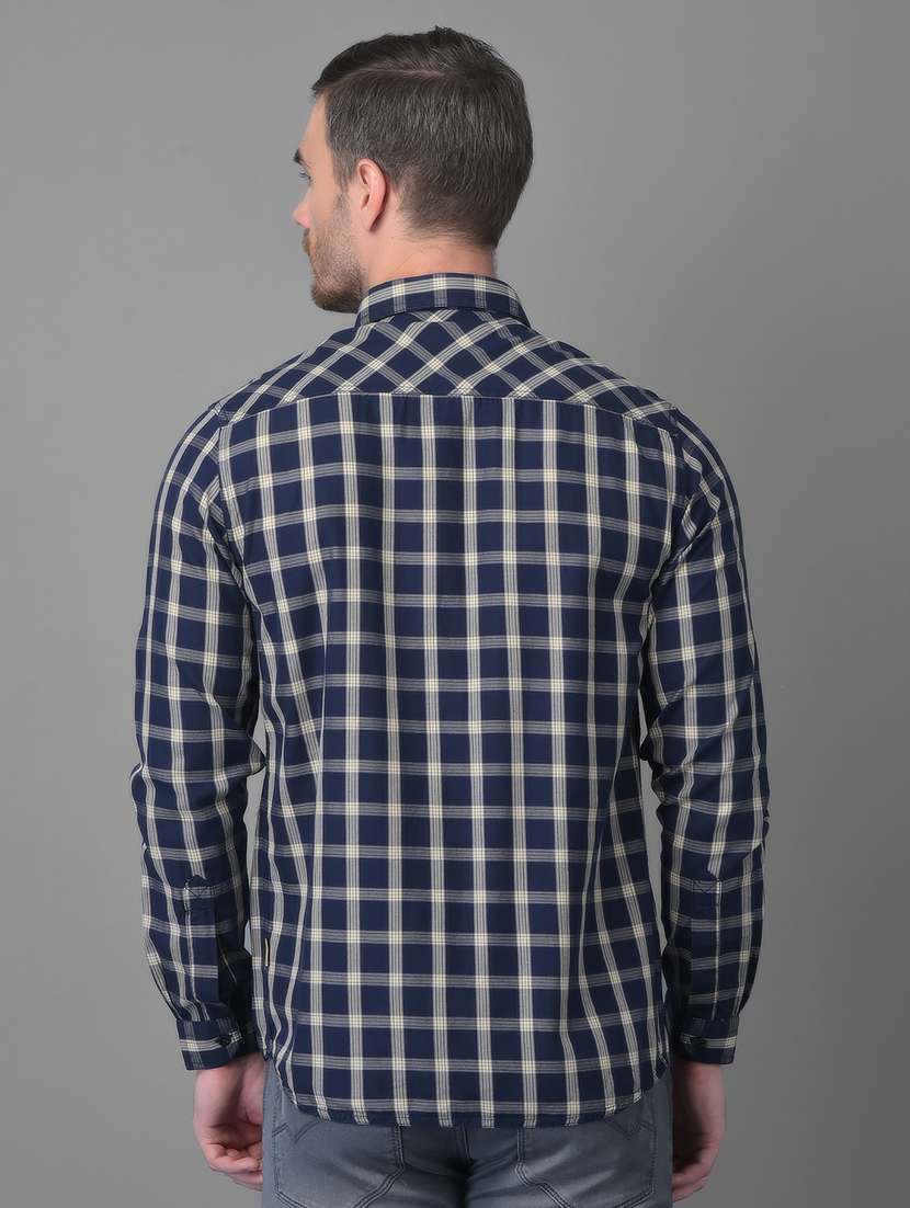 mens checks casual shirt - 18477387 -  Standard Image - 3