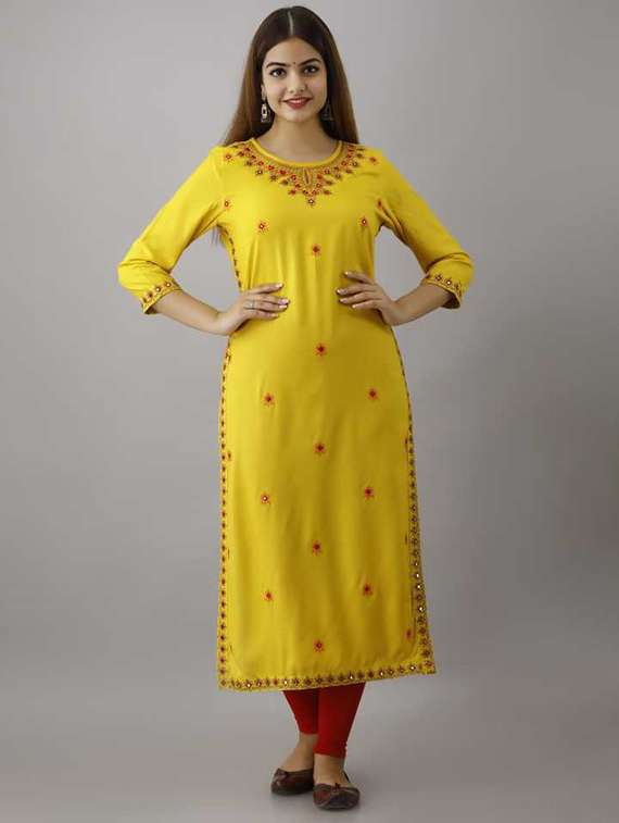 women's straight kurta