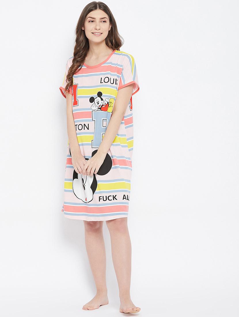 drop sleeved printed sleepshirts - 18478828 - Standard Image - 3
