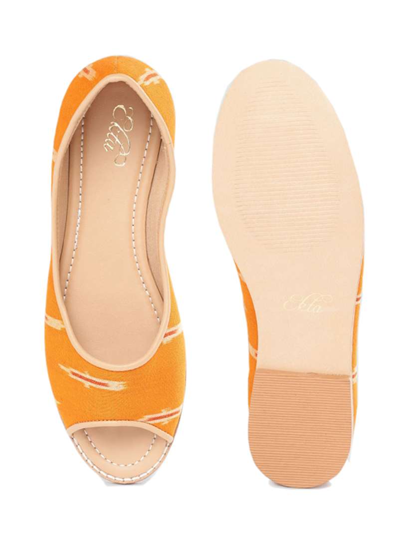 women yellow slip on ballerina - 18478872 -  Standard Image - 3