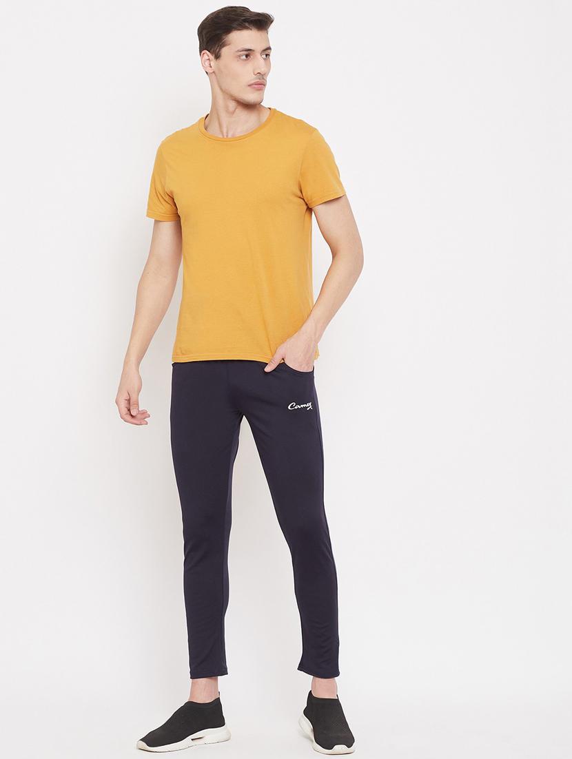 black solid track pant - 18479673 - Standard Image - 3