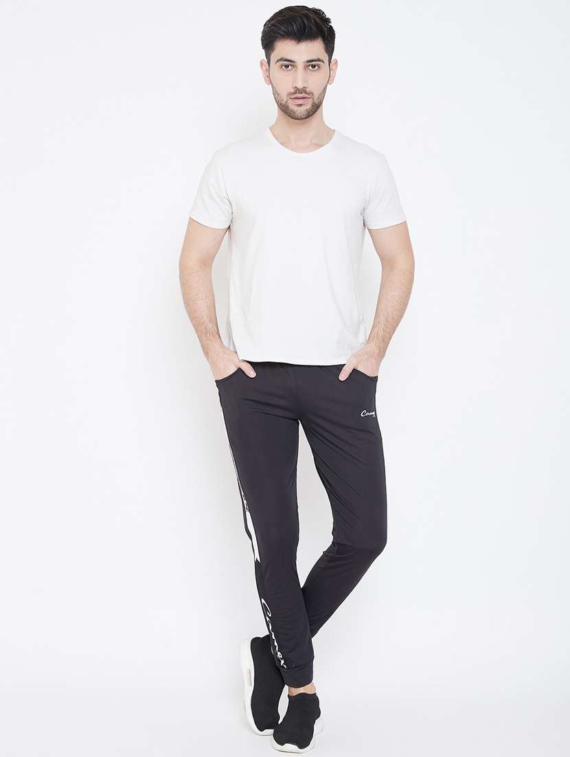 men placement print mid rise full length jogger - 18479684 -  Standard Image - 3