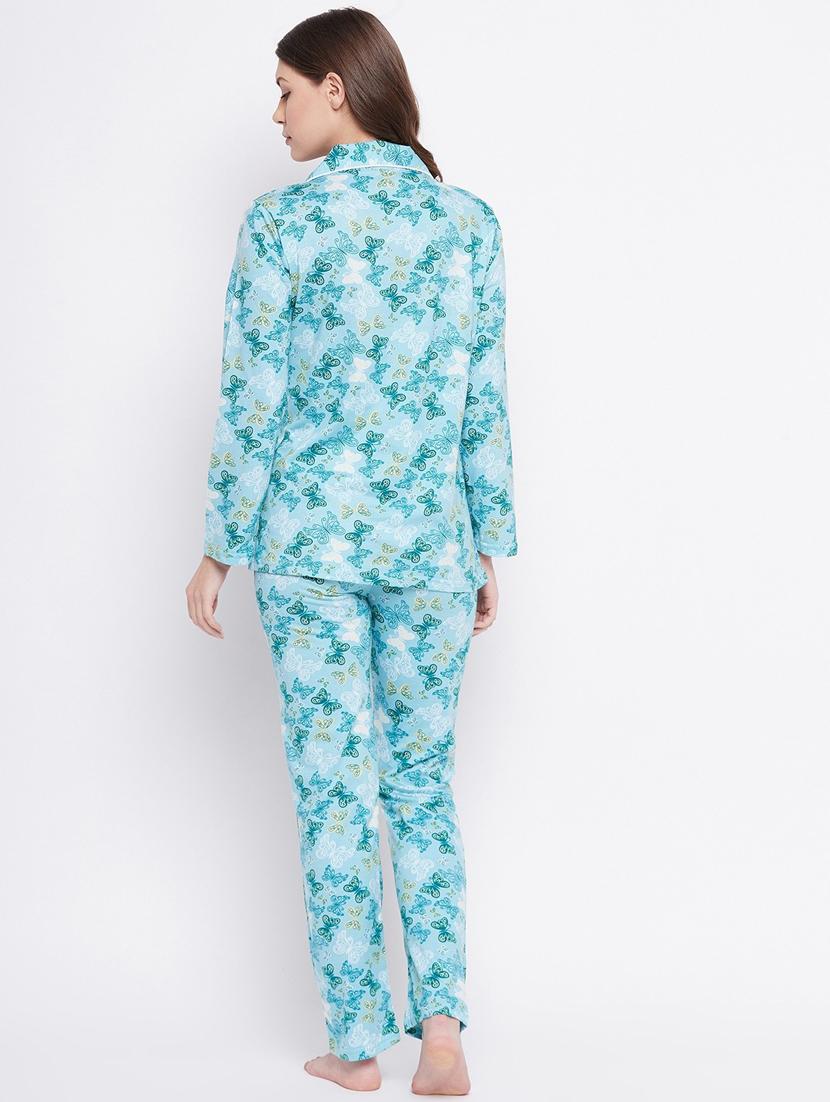 printed nightwear pajama set - 18479774 - Standard Image - 3