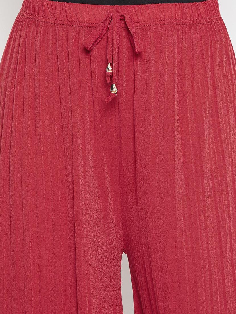 drawstring waist solid palazzo - 18479925 - Standard Image - 5