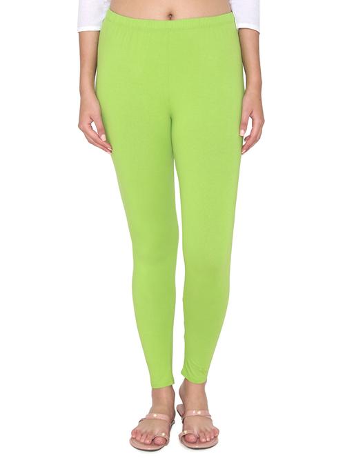 mid rise solid ankle length legging - 18480084 - Standard Image - 0