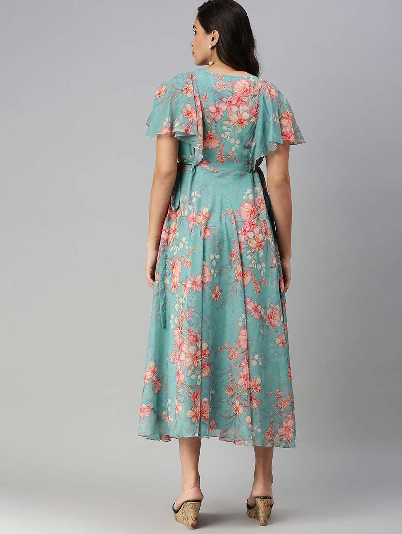 women's ruffle floral dress - 18480199 -  Standard Image - 3