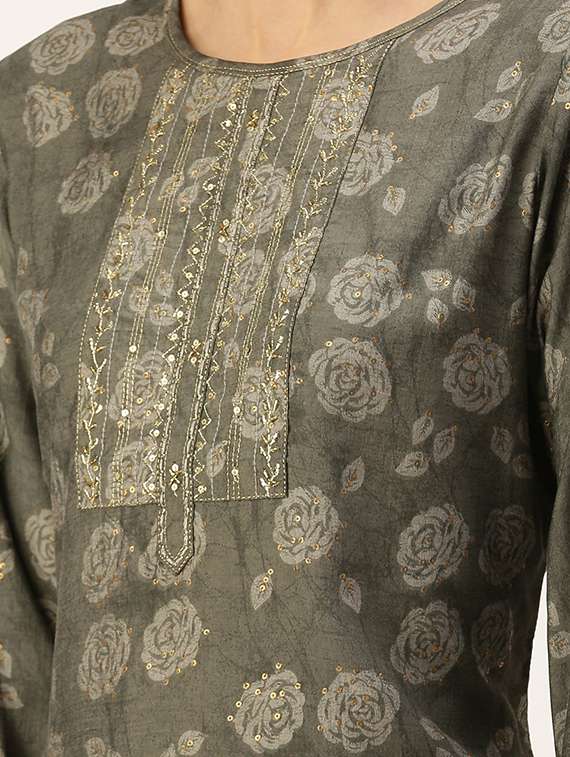 women's straight kurta - 18480644 -  Standard Image - 3