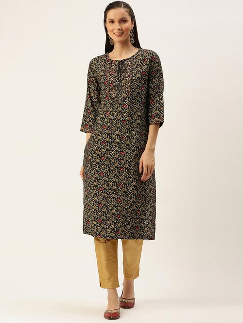 women's straight kurta - 18480649 - Standard Image - 0