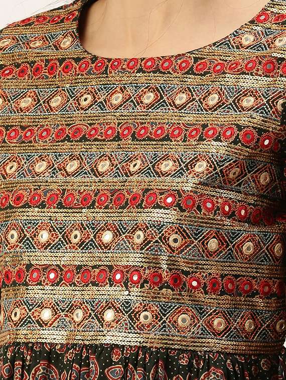 women's flared kurta - 18480652 -  Standard Image - 3