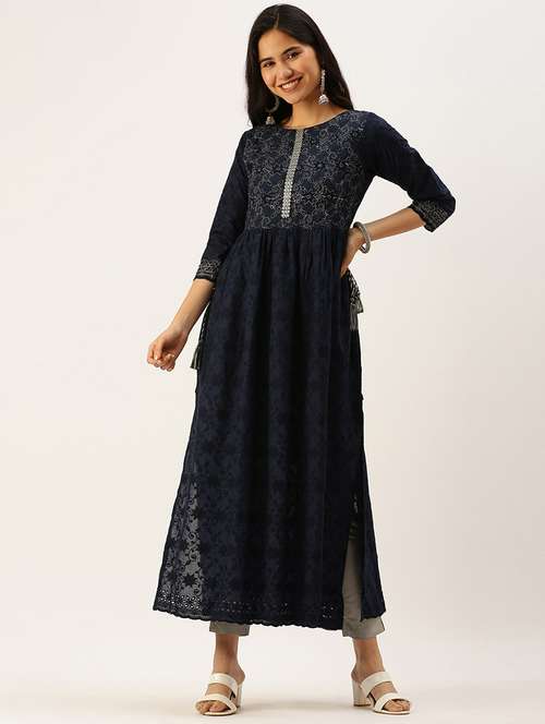 women's straight kurta - 18480661 -  Standard Image - 0