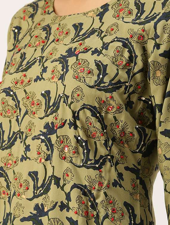 women's straight kurta - 18480699 -  Standard Image - 3