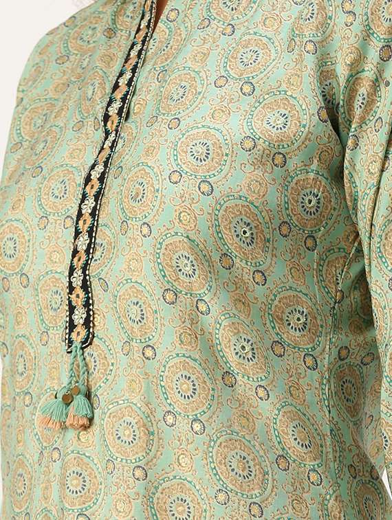 women's straight kurta - 18480707 -  Standard Image - 3