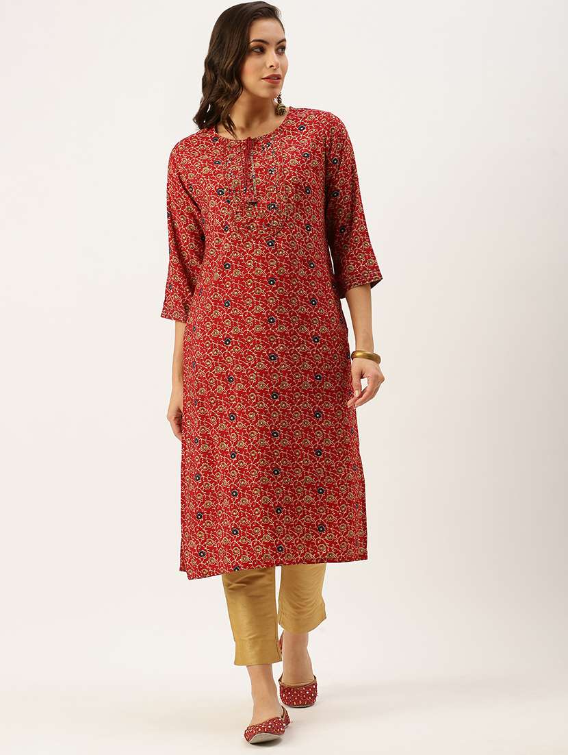 women's straight kurta - 18480748 -  Zoom Image - 0