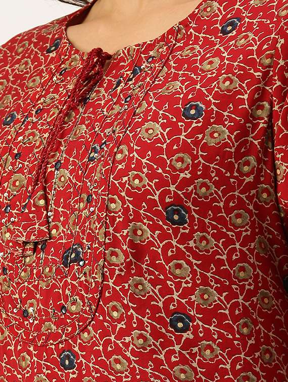 women's straight kurta - 18480748 -  Standard Image - 3