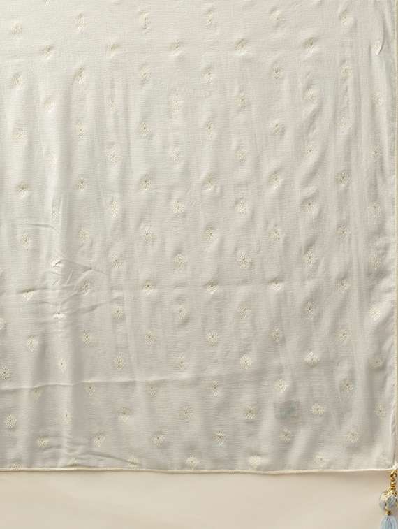 women three quarter sleeve kurta pant with dupatta set - 18480968 -  Standard Image - 5