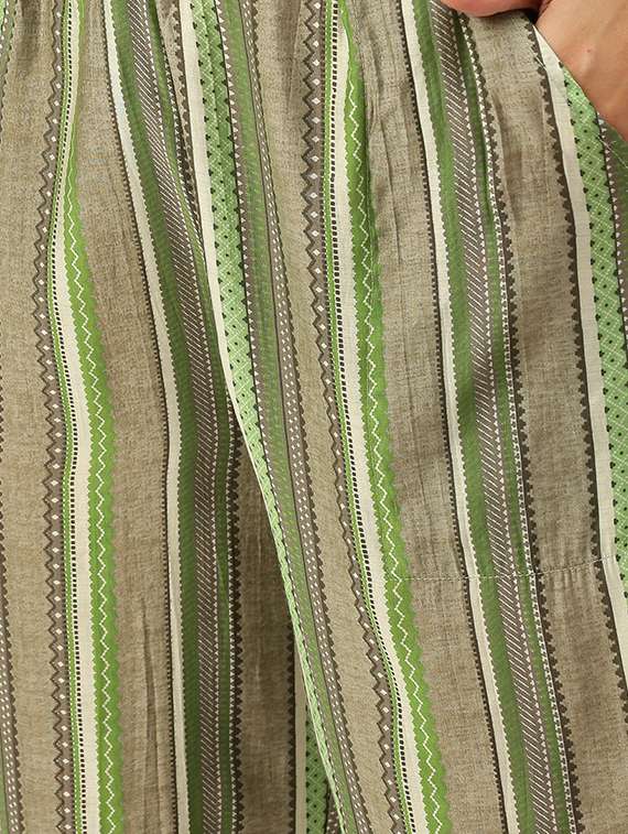 women three quarter sleeve kurta pant with dupatta set - 18480974 -  Standard Image - 5