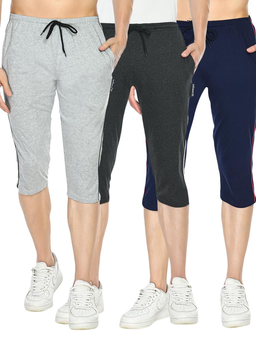 set of 3 solid three fourth