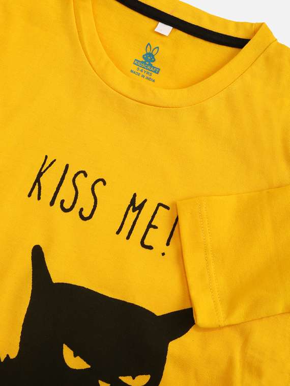 boys yellow printed nightwear pajama set  - 18493144 -  Standard Image - 3