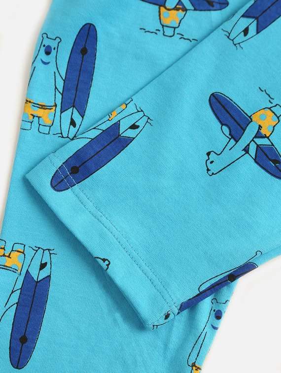 boys printed nightwear pajama set  - 18493148 -  Standard Image - 3