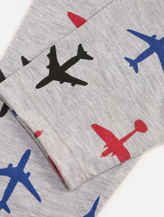 boys printed nightwear pajama set  - 18493152 -  Standard Image - 3