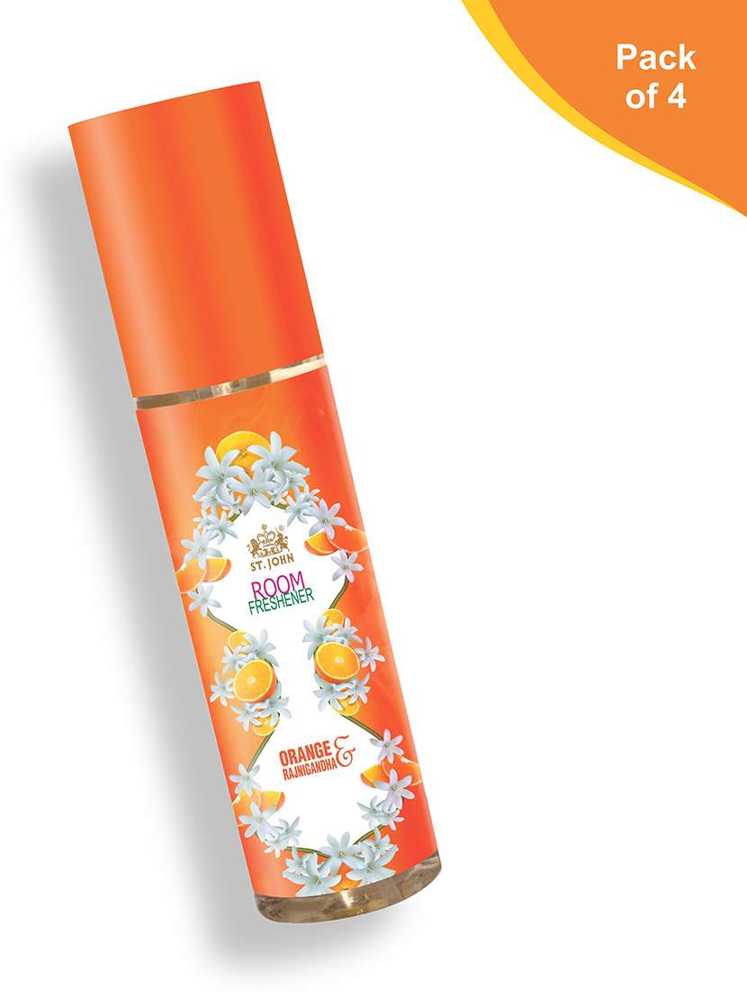 Buy online Stjohn Room Freshener Orange & Rajnigandha Set Of 4 from