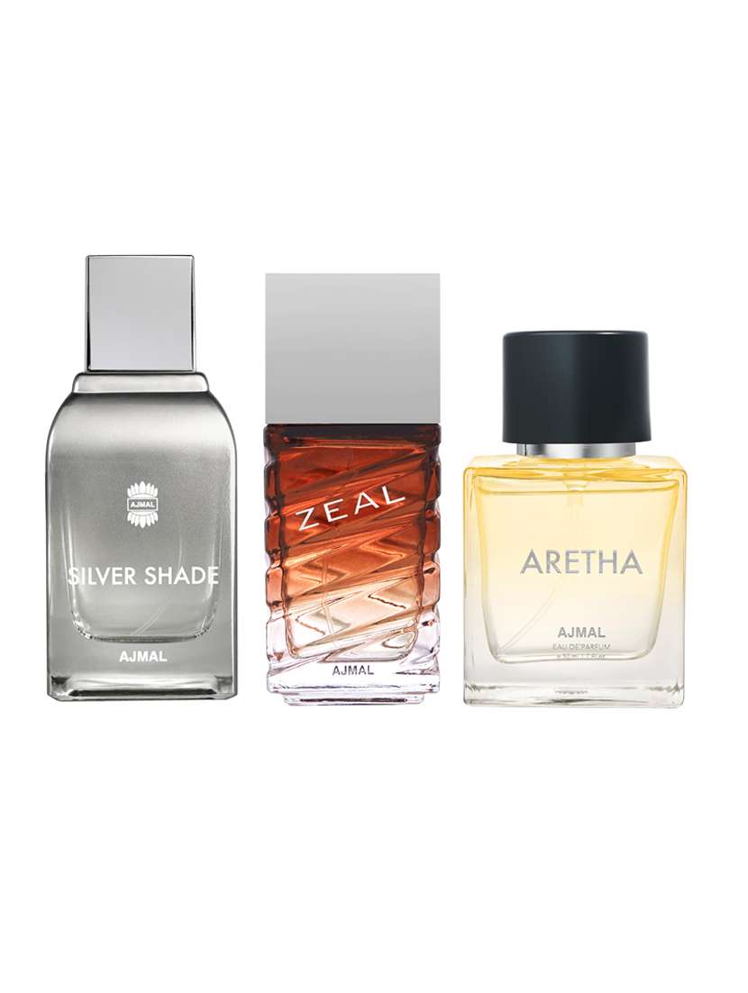 Buy online Ajmal Zeal Edp Perfume 100ml For Men And Silver Shade