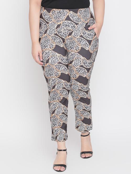 high rise printed plus size jegging - 18500251 -  Standard Image - 0