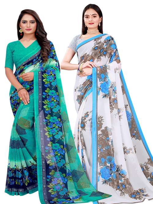 women's saree combo with blouse - 18501396 -  Standard Image - 0
