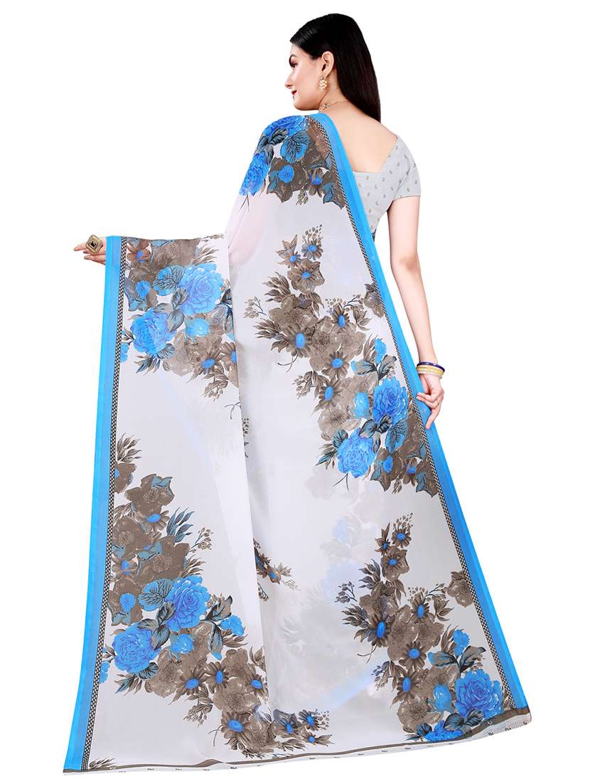 women's saree combo with blouse - 18501396 -  Standard Image - 3
