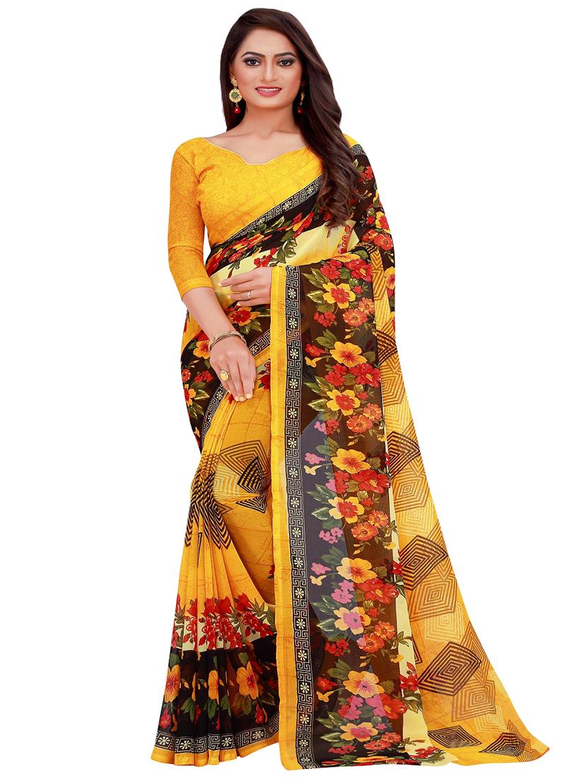 pack of 2 printed sarees - 18502007 - Standard Image - 3