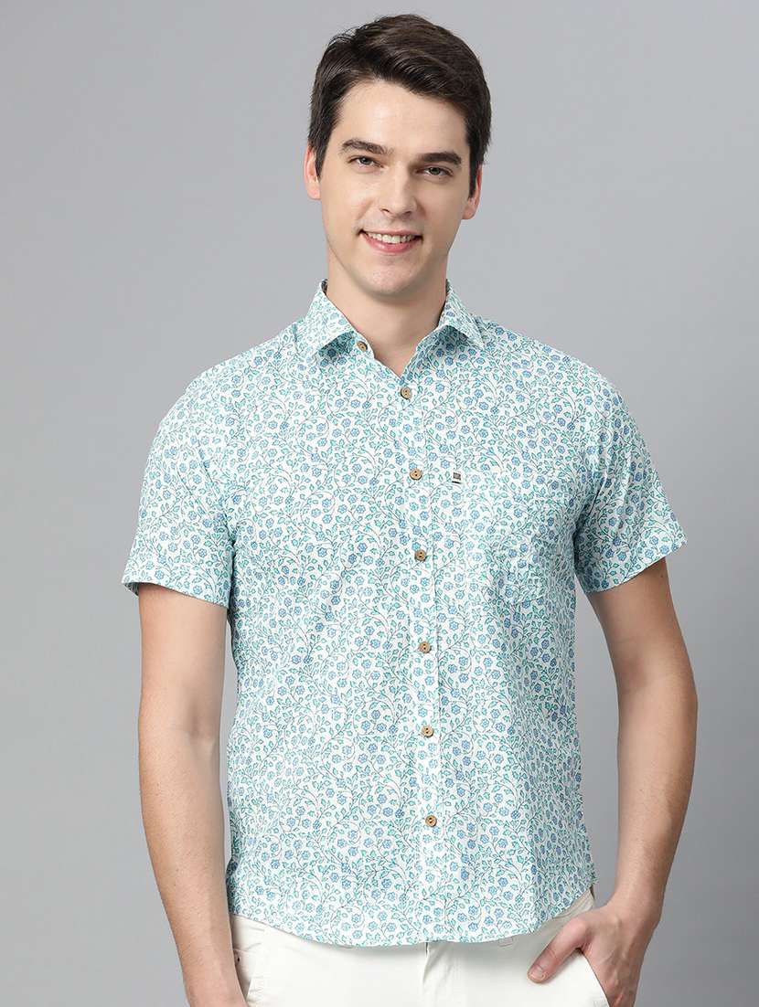 mens florals casual shirt