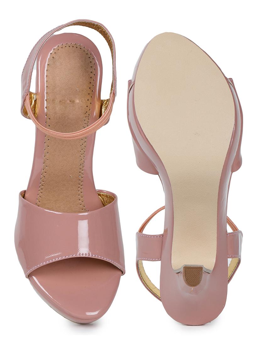 ankle strap solid sandal - 18502566 - Standard Image - 3