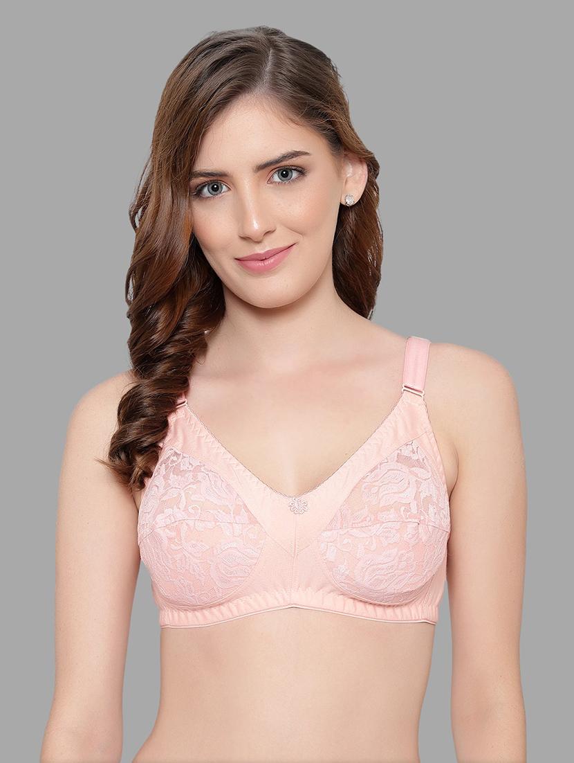 lace detailed non padded regular bra - 18503835 - Zoom Image - 0