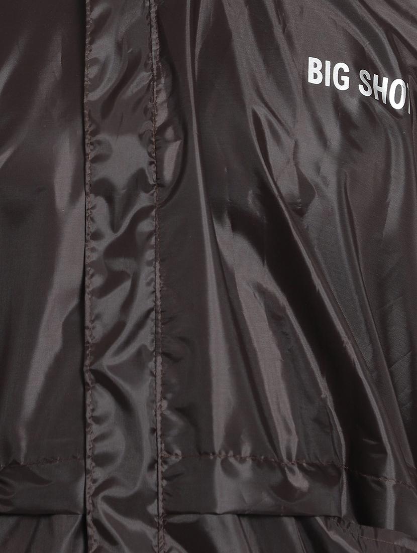 brown solid hooded rain suit - 18503967 - Standard Image - 3