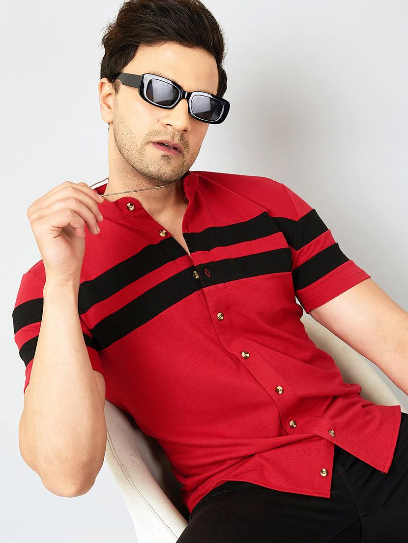 mens stripes casual shirt - 18507412 - Zoom Image - 0