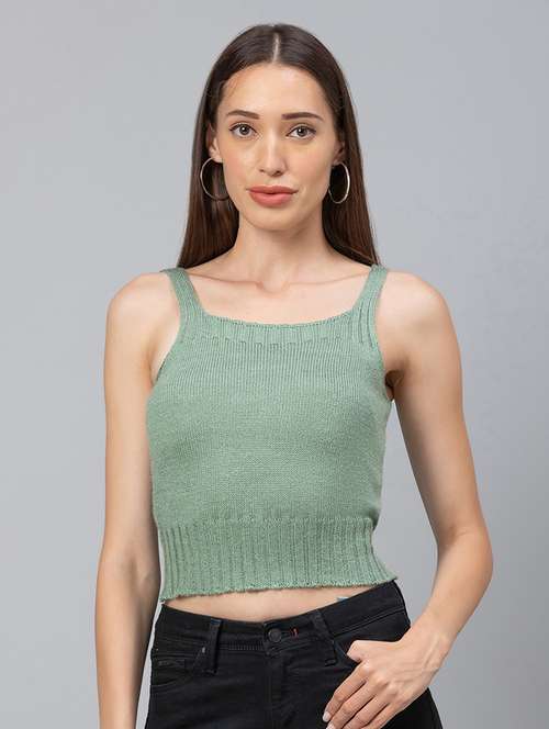 women's straight square neck top - 18507899 -  Standard Image - 0