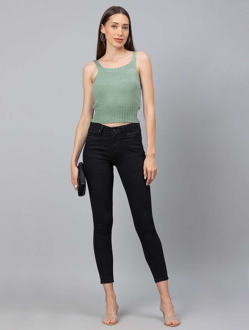 women's straight square neck top - 18507899 -  Standard Image - 3