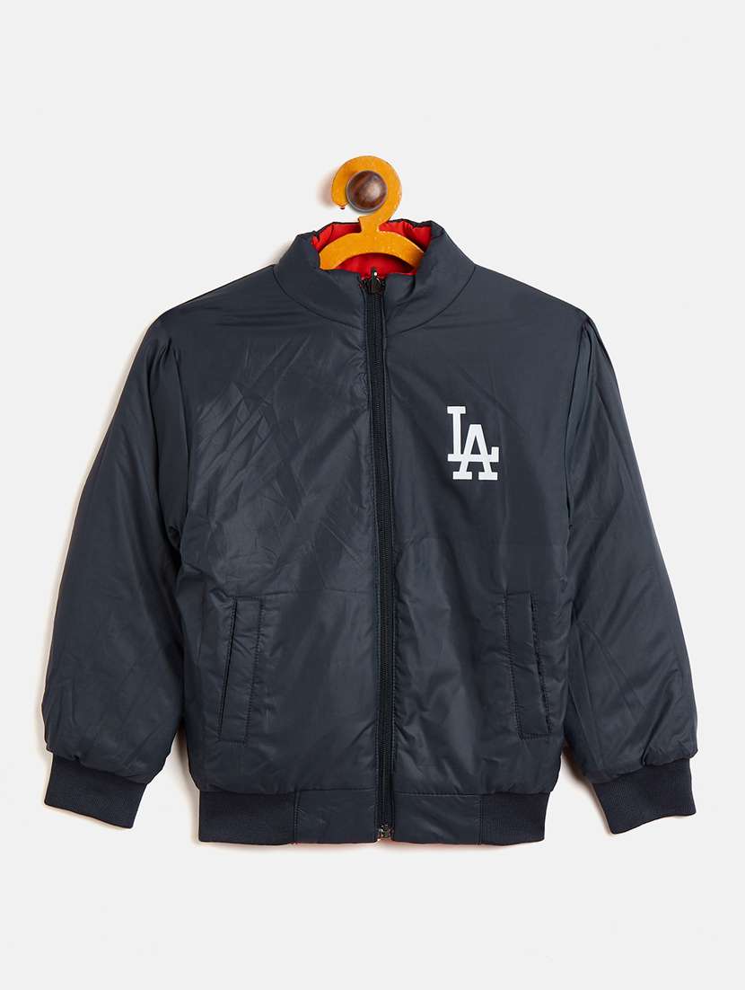 boys hooded neck reversible jacket  - 18508039 -  Standard Image - 3
